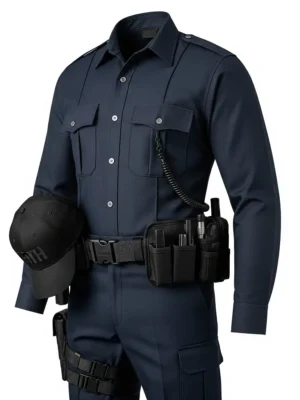 Black Security Guard Uniform