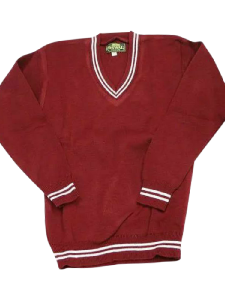 school uniform sweater grey