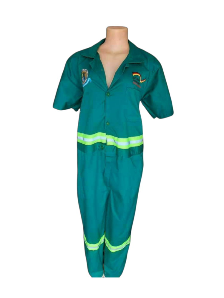 safety workwear overall (green)