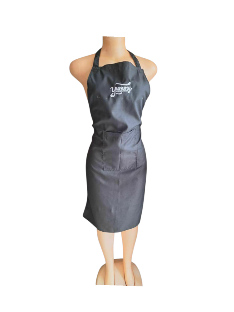professional black bib apron