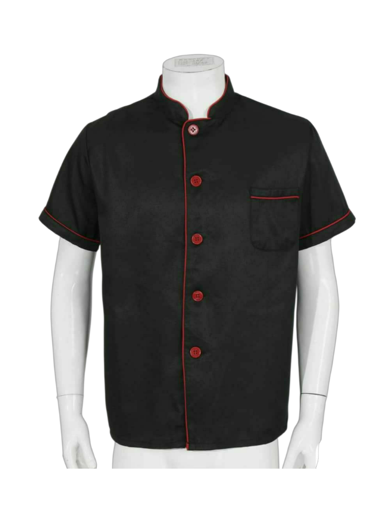 short sleeved chef jacket