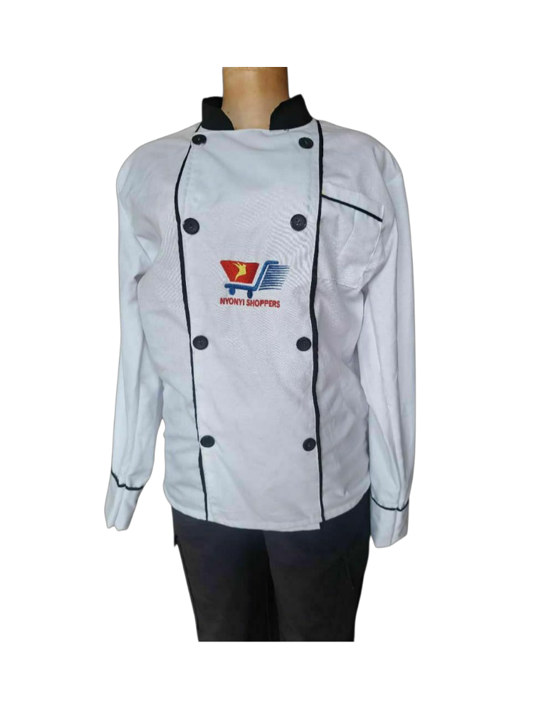 long sleeved chef coat