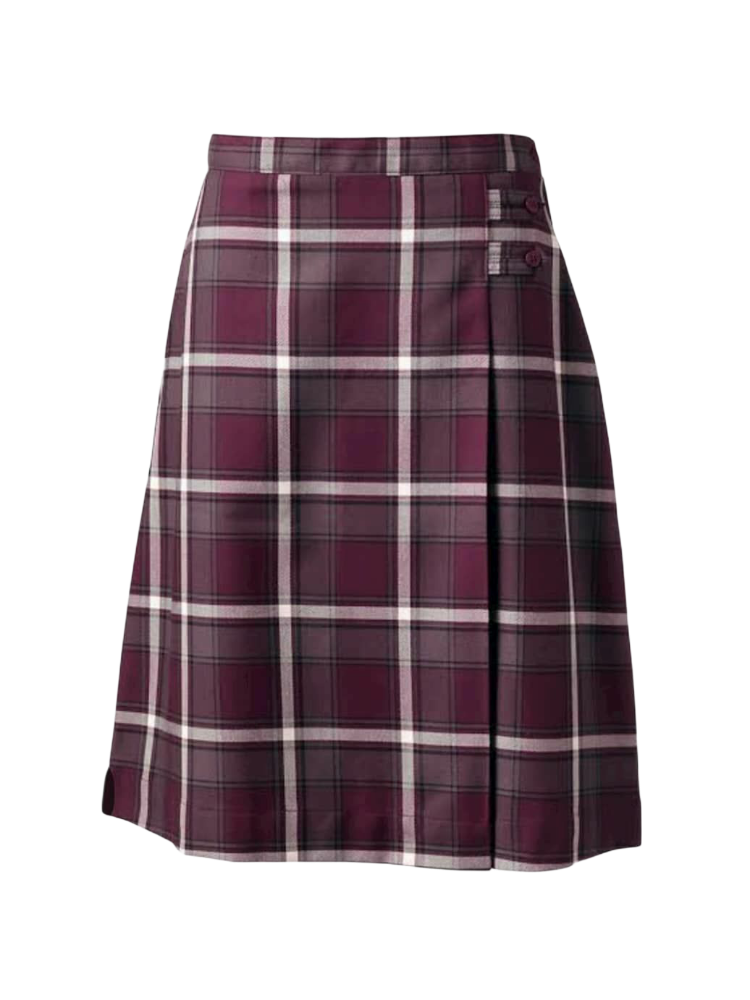 navy blue pleated school uniform skirt