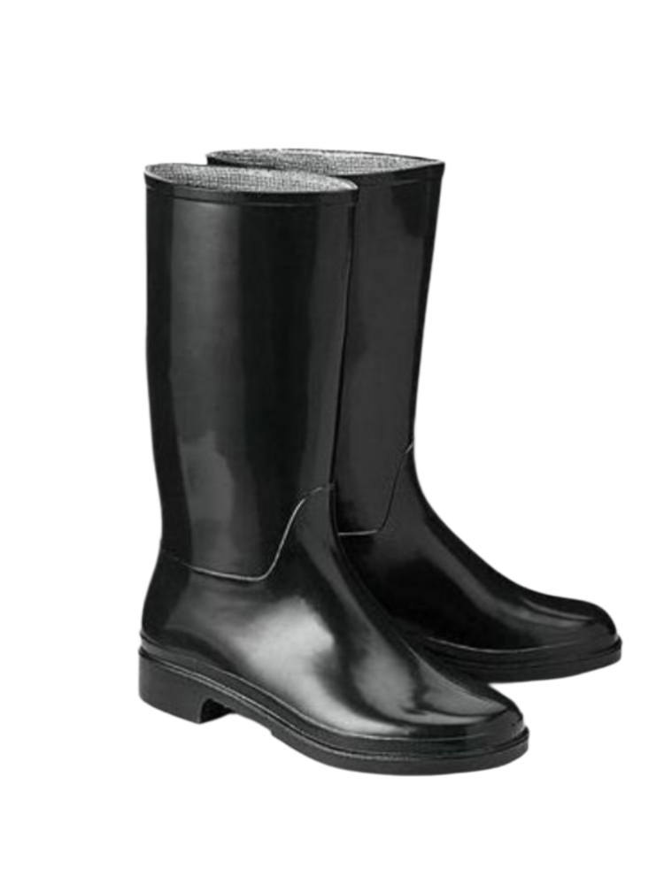 waterproof gumboots (black)