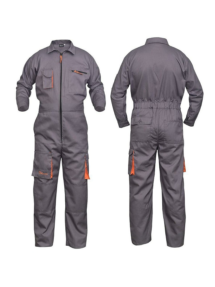 pro utility grey & orange overalls