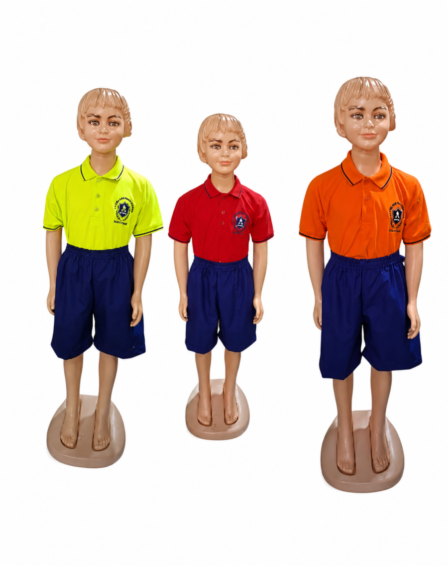 Home primary & nursery school sports wear set (polo & shorts)