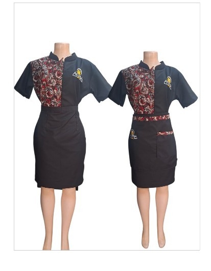 Home hotel service and waitstaff uniform set